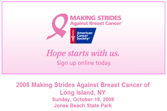 Making Strides against Breast Cancer Jones Beach Walk