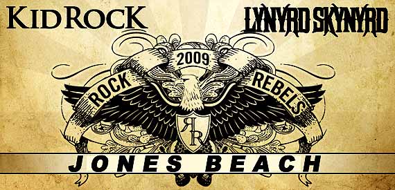 Kid Rock Lynyrd Skynyrd Jones Beach Rock and Rebels