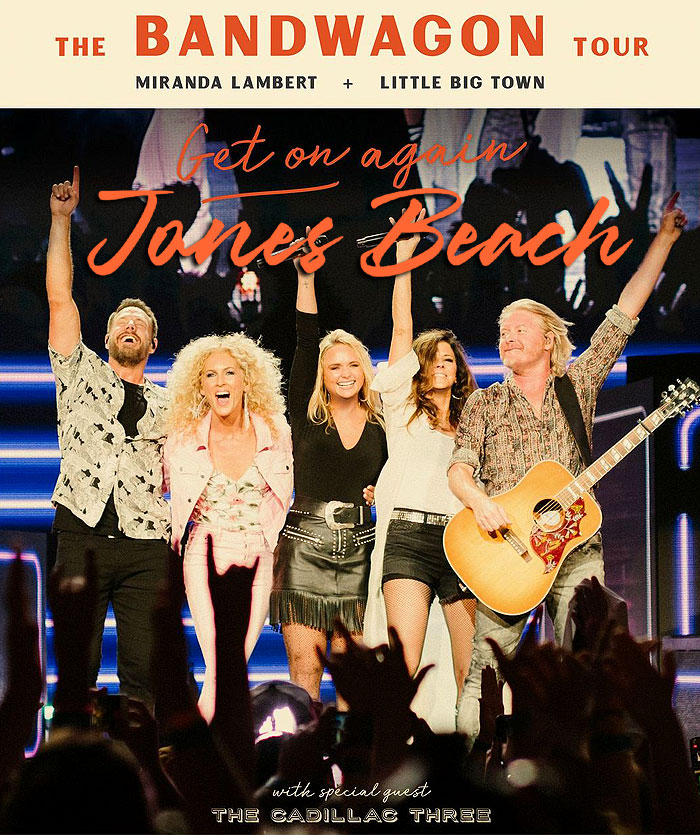 Jones Beach Concert Schedule 2022 Miranda Lambert & Little Big Town - June 9, 2022